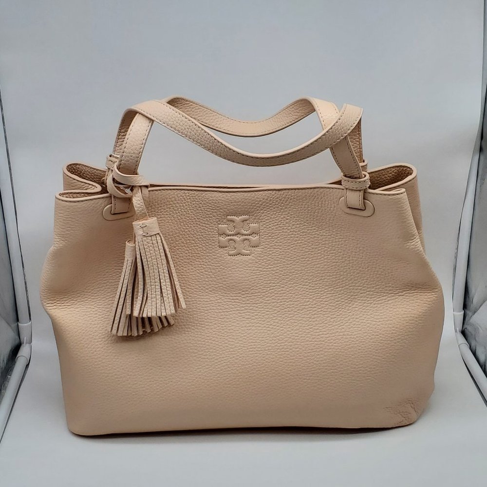 Tory Burch Thea Center Zip Tote Sweet Melon